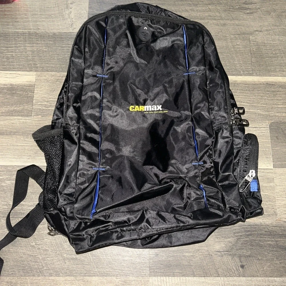 CarMax Black &‎ Blue Heavy Duty Backpack